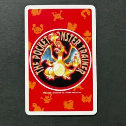 S5708 Eevee 9 of Spades Red Charizard Deck Playing Poker Card Pokemon M19 - Image 2