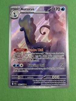 Aurorus 92/88 Illustration Rare Holo Card - Pokemon Perfect Order Near Mint - Image 1