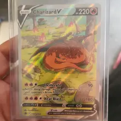 Pokemon Charizard V SWSH260 Sword & Shield Promo Holo Basic 220 HP Card - Image 1