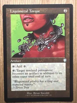 Liquimetal Torque (Retro Frame) - MTG - Commander: The Brothers' War #145 - Image 1