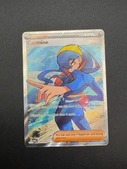 Carmine 204/167 Twilight Masquerade Full Art Ultra Rare Holo Pokemon Card NM - Image 2