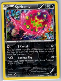 Spiritomb 55/119 Reverse Holo XY - Phantom Forces - Pokemon Card - NM - Image 1