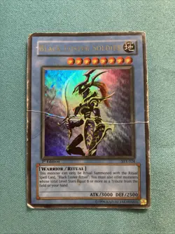 Yu-Gi-Oh Black Luster Soldier 1st Edition Ultra Rare Card TCG SYE-024 - Image 1