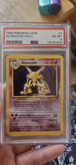Alakazam Base Set Holo Rare Card No.065 - Image 1
