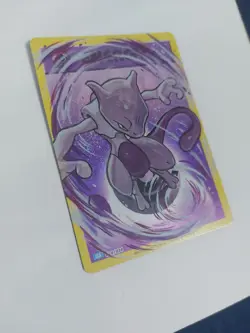 Mewtwo Pokemon Custom Hand Painted Holo Pokemon Card -Unique OOAK - Image 2