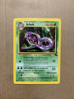 GERMAN Arbok 31/62 Fossil Set - Uncommon Pokemon Card - NM/Mint - Image 1