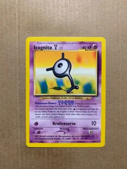 GERMAN Unown [Y] 40/64 Neo Revelation - Uncommon Pokemon Card - LP - Image 1