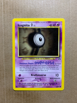 GERMAN Unown [I] 68/75 Neo Discovery - Common Pokemon Card - EXCELLENT - Image 1