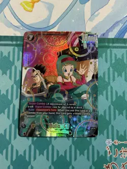 Bulla : GT FB03-127 1st Anniversary Promo Alternate Art Dragon Ball Card Fusion - Image 1
