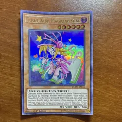 Yu-Gi-Oh! Toon Dark Magician Girl DUPO-EN041 Duel Power 1st Ed Ultra Rare - Image 1