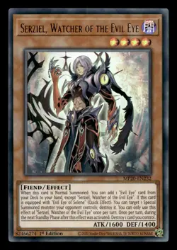 Serziel, Watcher of the Evil Eye MP20-EN232 2020 Lost Memories Yu-Gi-Oh NM - Image 1