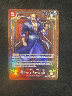 Carte ONE PIECE Silvers Rayleigh (SP) OP09-005 R FRANCAISE - Image 1