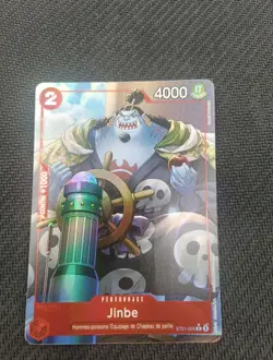 Carte One Piece Francaise Holo Carte Jinbe ST21-005 Alt Fr 2025 - Image 3