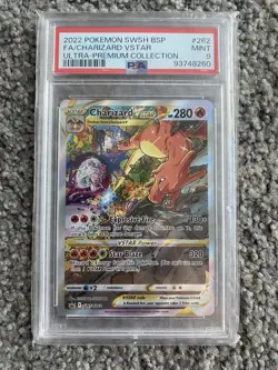 Pokemon Card - Charizard VSTAR SWSH262 SWSH: Sword & Shield Promo Cards PSA 9 - Image 1