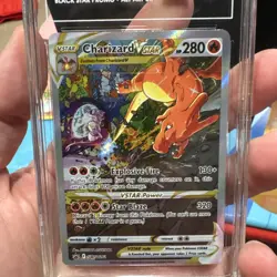 TAG 9 Charizard VSTAR 2022 Pokemon Sword & Shield #SWSH262 Black Star Promo - Image 3