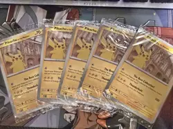 10x Pokemon Pikachu At The Museum Jumbo Promo Card Brand New Sealed - Image 1