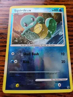 MP! Squirtle 96/127 Platinum Reverse Holo Pokemon - Image 1