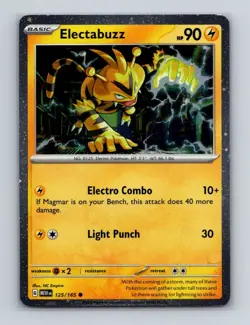 Electabuzz 125 Pokemon MEW 151 Cosmos Holo Promo Card NM+ - Image 1