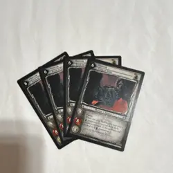 Decipher Lord of the Rings TCG Shelob Eater of Light 8R25 4 Rare Card Lot - Image 1