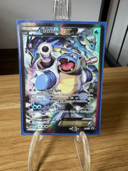 Pokemon TCG Blastoise EX Full Art Promo Holo XY122 - Image 1