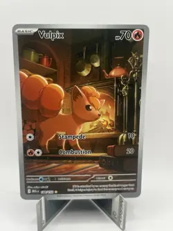 Pokemon TCG Vulpix Illustration Rare Mega Evolutions #138/132 - Image 1