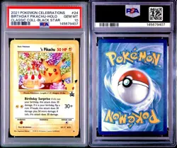 2021 POKEMON CELEBRATIONS CLASSIC COLL #24 BIRTHDAY PIKACHU-HOLO PSA 10 - Image 3