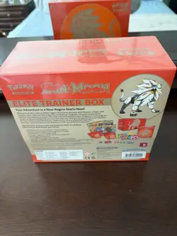 Pokemon Sun & Moon Base Set Elite Trainer Box ETB (Solgaleo) Factory Sealed - Image 2