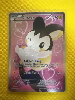 Pokemon Emolga RC23/RC25 Full Art Ultra Rare Holo Legendary Treasures - Image 1