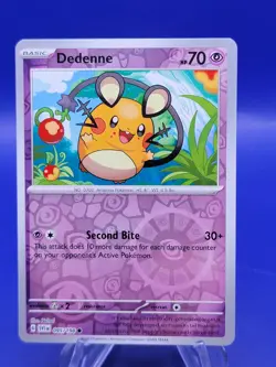 Dedenne - 095/198 Scarlet & Violet Reverse Holo Common Pokemon - NM/MINT - Image 1