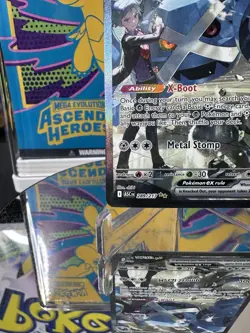 Steven's Metagross EX 289/217 SIR Illustration Pokemon Ascended Heroes Near Mint - Image 3