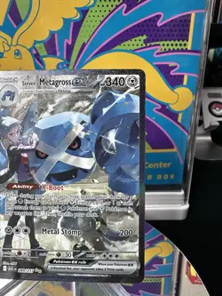 Steven's Metagross EX 289/217 SIR Illustration Pokemon Ascended Heroes Near Mint - Image 5