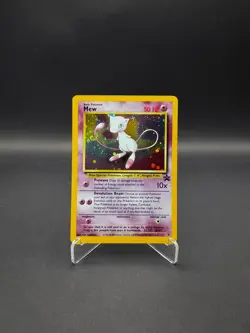 Pokemon TCG WOTC Mew Black Star Promo 9 Holo 1999 Holo Swirl NM - Image 1