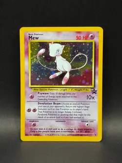 Pokemon TCG WOTC Mew Black Star Promo 9 Holo 1999 Holo Swirl NM - Image 3