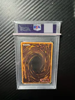 2002 Yugioh LOB-001 Blue-Eyes White Dragon PSA 2 Ultra Rare - Image 2