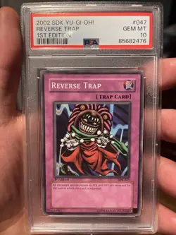 PSA 10 - REVERSE TRAP - SDK-047 - 1ST ED - COMMON - 2002 - AMERICAN - YU-GI-OH - Image 1