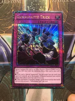 * SILHOUHATTE TRICK * 1ST EDITION QUARTER CENTURY SECRET RARE INFO-EN079 YUGIOH! - Image 1