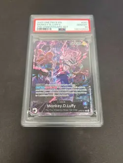 2025 One Piece English Monkey D. Luffy #061 PSA 10 - Image 1