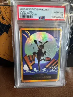 PSA 10 One Piece PRB02 EN Don!! Card Carrot Gold Premium Booster The Best Vol 2 - Image 1