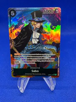 One Piece Kingdoms of Intrigue Sabo OP04-083 Alternate Alt Art NM - Image 1
