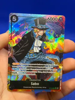 One Piece Kingdoms of Intrigue Sabo OP04-083 Alternate Alt Art NM - Image 2
