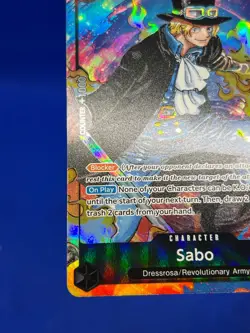 One Piece Kingdoms of Intrigue Sabo OP04-083 Alternate Alt Art NM - Image 5