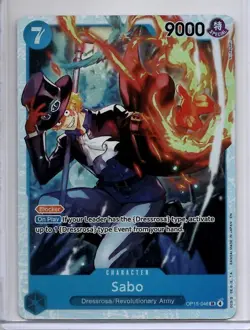 Sabo OP15-046 SR Foil One Piece TCG OP15 English Adventure On Kami's Island - Image 1