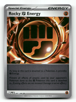 Rocky Fighting Energy 087/088 Reverse Holo - Perfect Order - Pokemon Card NM/M - Image 1