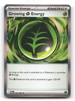 Growing Grass Energy 086/088 Holo - Perfect Order - Pokemon Card NM/M - Image 1