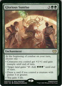 Glorious Sunrise 2021 MTG #200 Expansion/Rare Innistrad: Crimson Vow - Image 1