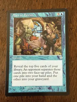 MTG TCG Fact or Fiction - Invasion (INV) M/HP Magic The Gathering - Image 1