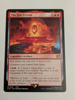 The Fire Crystal - 0135 - Final Fantasy - MTG - Rare - Magic The Gathering - Image 1
