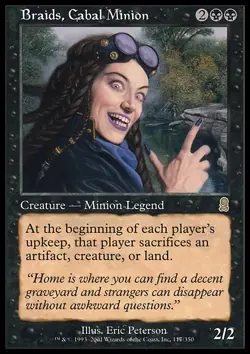 MTG Magic the Gathering Braids, Cabal Minion (117/352) Odyssey LP - Image 1