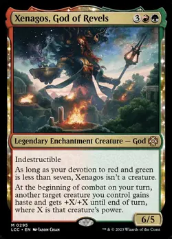 MTG Xenagos, God of Revels (295/401) The Lost Caverns of Ixalan Commander NM - Image 1
