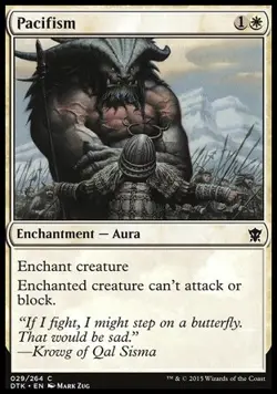 MTG Magic the Gathering Pacifism (29/272) Dragons of Tarkir NM - Image 1